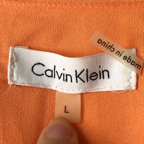 Calvin Klein Blouse with Roll Sleeves - Picture 3 of 5